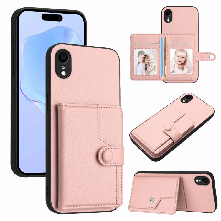 Étui de téléphone antivol RFID avec bouton, pour iPhone 12 mini, pour iPhone 11 Pro Max, pour iPhone 11, pour iPhone 11 Pro, pour iPhone XS / X, pour iPhone XR, pour iPhone XS Max, pour iPhone 8 Plus / 7 Plus