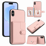Étui de téléphone antivol RFID avec bouton, pour iPhone 12 mini, pour iPhone 11 Pro Max, pour iPhone 11, pour iPhone 11 Pro, pour iPhone XS / X, pour iPhone XR, pour iPhone XS Max, pour iPhone 8 Plus / 7 Plus