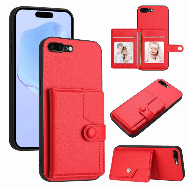Étui de téléphone antivol RFID avec bouton, pour iPhone 12 mini, pour iPhone 11 Pro Max, pour iPhone 11, pour iPhone 11 Pro, pour iPhone XS / X, pour iPhone XR, pour iPhone XS Max, pour iPhone 8 Plus / 7 Plus