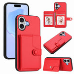 Étui de téléphone antivol RFID avec pochette pour cartes à bouton, Pour iPhone 17 Pro Max, Pour iPhone 17 Pro, Pour iPhone 17, Pour iPhone Air, Pour iPhone 16 Pro Max, Pour iPhone 16 Pro, Pour iPhone 16 Plus, Pour iPhone 16