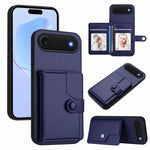 Étui de téléphone antivol RFID avec pochette pour cartes à bouton, Pour iPhone 17 Pro Max, Pour iPhone 17 Pro, Pour iPhone 17, Pour iPhone Air, Pour iPhone 16 Pro Max, Pour iPhone 16 Pro, Pour iPhone 16 Plus, Pour iPhone 16