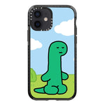 Simple Illustration Pattern Full Coverage Phone Case, For iPhone 12 mini