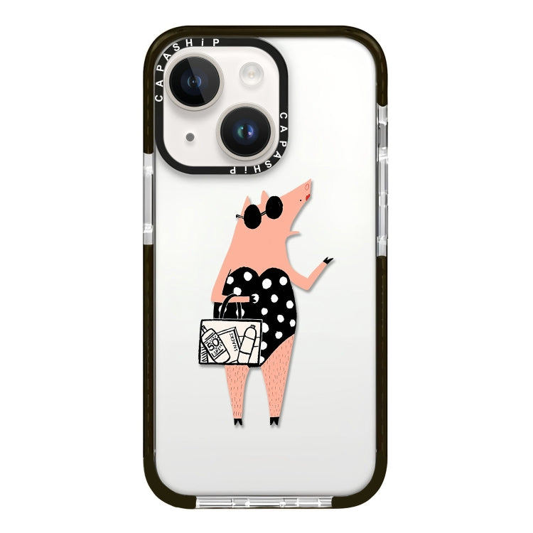 Simple Illustration Pattern Full Coverage Phone Case, For iPhone 13