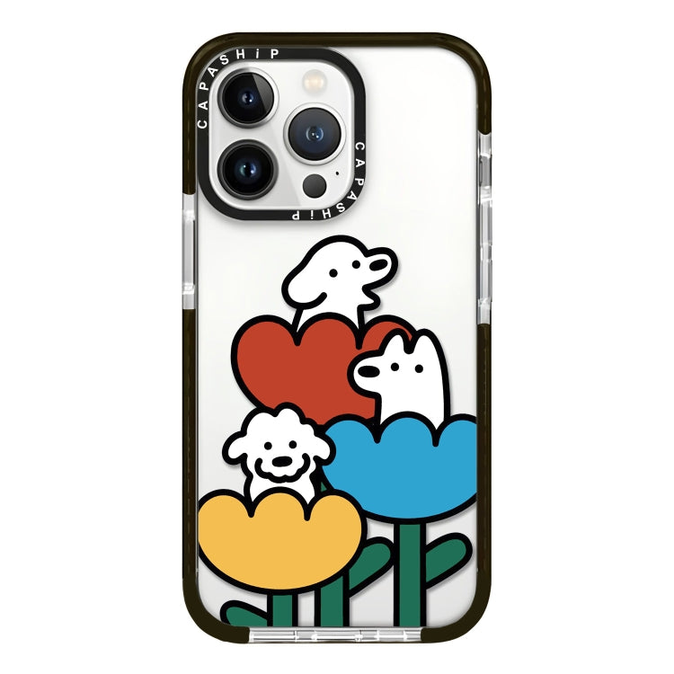 Simple Illustration Pattern Full Coverage Phone Case, For iPhone 13 Pro