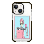 Simple Illustration Pattern Full Coverage Phone Case, For iPhone 14