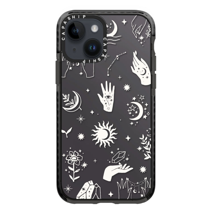 Simple Illustration Pattern Full Coverage Phone Case, For iPhone 15 Plus