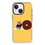 Simple Illustration Pattern Full Coverage Phone Case, For iPhone 15 Plus