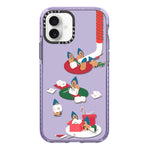 Simple Illustration Pattern Full Coverage Phone Case, For iPhone 16