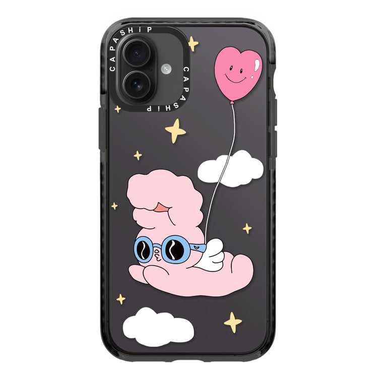 Simple Illustration Pattern Full Coverage Phone Case, For iPhone 16 Plus