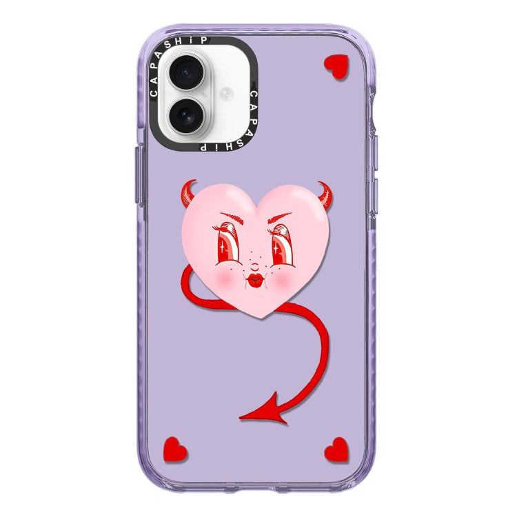Simple Illustration Pattern Full Coverage Phone Case, For iPhone 16 Plus