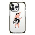 Simple Illustration Pattern Full Coverage Phone Case, For iPhone 16 Pro