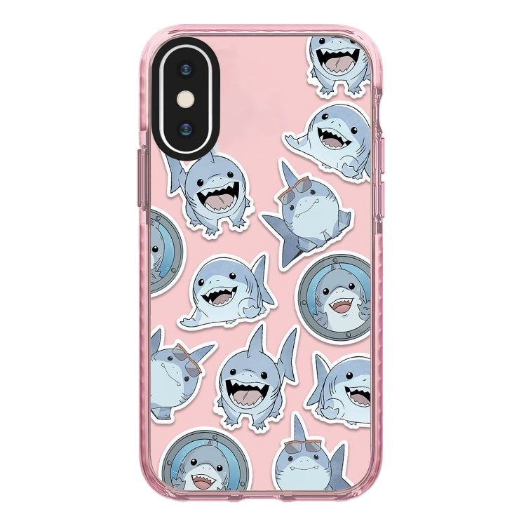 Simple Illustration Pattern Full Coverage Phone Case, For iPhone X / XS