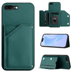 Étui de téléphone à quatre emplacements pour cartes avec dragonne, toucher agréable, pour iPhone 12 mini, pour iPhone 11 Pro Max, pour iPhone 11, pour iPhone 11 Pro, pour iPhone X / XS, pour iPhone XR, pour iPhone XS Max, pour iPhone 7 Plus / 8 Plus
