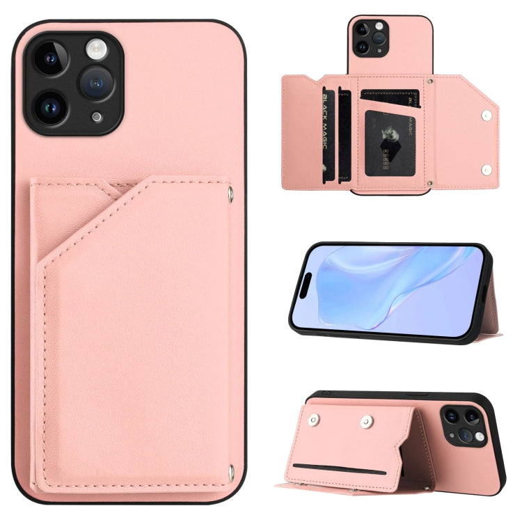Étui de téléphone à quatre emplacements pour cartes avec dragonne, toucher agréable, pour iPhone 12 mini, pour iPhone 11 Pro Max, pour iPhone 11, pour iPhone 11 Pro, pour iPhone X / XS, pour iPhone XR, pour iPhone XS Max, pour iPhone 7 Plus / 8 Plus
