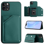 Étui de téléphone à quatre emplacements pour cartes avec dragonne, toucher agréable, pour iPhone 12 mini, pour iPhone 11 Pro Max, pour iPhone 11, pour iPhone 11 Pro, pour iPhone X / XS, pour iPhone XR, pour iPhone XS Max, pour iPhone 7 Plus / 8 Plus