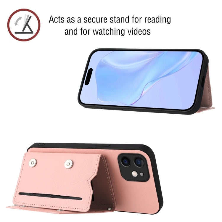 Étui de téléphone à quatre emplacements pour cartes avec dragonne, toucher agréable, pour iPhone 12 mini, pour iPhone 11 Pro Max, pour iPhone 11, pour iPhone 11 Pro, pour iPhone X / XS, pour iPhone XR, pour iPhone XS Max, pour iPhone 7 Plus / 8 Plus