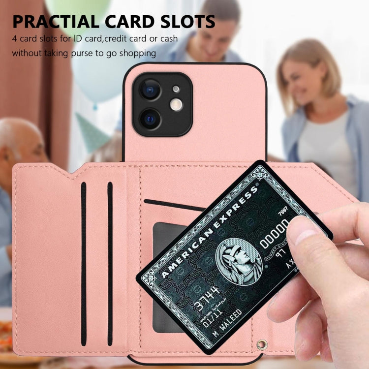 Étui de téléphone à quatre emplacements pour cartes avec dragonne, toucher agréable, pour iPhone 12 mini, pour iPhone 11 Pro Max, pour iPhone 11, pour iPhone 11 Pro, pour iPhone X / XS, pour iPhone XR, pour iPhone XS Max, pour iPhone 7 Plus / 8 Plus