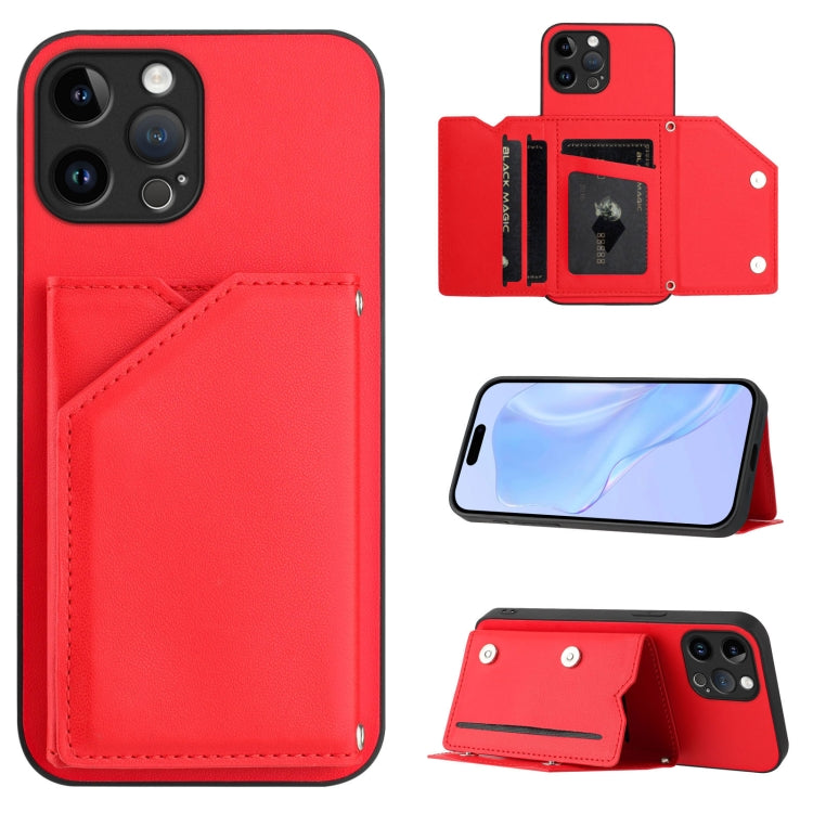 Étui de téléphone à quatre fentes pour cartes avec dragonne, toucher doux, pour iPhone 7 / 8 / SE 2020 2022, pour iPhone 13 Pro Max, pour iPhone 13 Pro, pour iPhone 13, pour iPhone 13 mini, pour iPhone 12, pour iPhone 12 Pro Max, pour iPhone 12 Pro