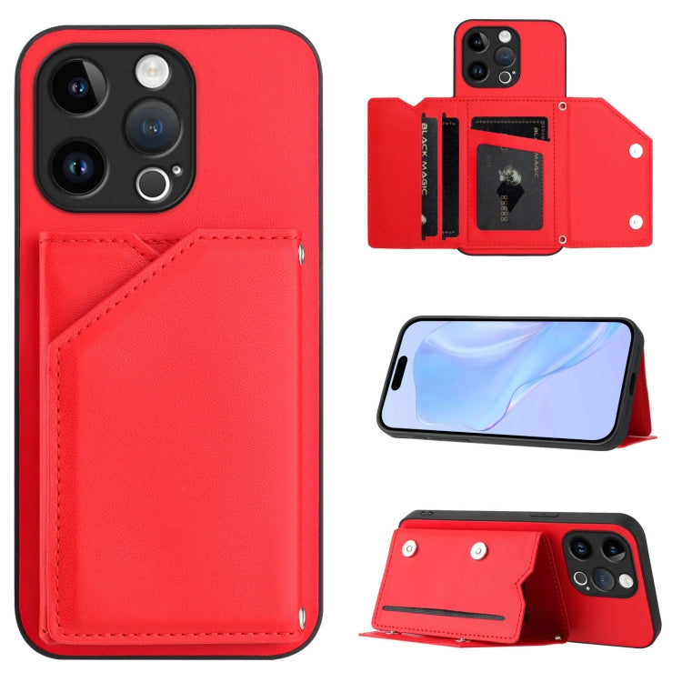 Étui de téléphone à quatre fentes pour cartes avec dragonne, toucher doux, pour iPhone 7 / 8 / SE 2020 2022, pour iPhone 13 Pro Max, pour iPhone 13 Pro, pour iPhone 13, pour iPhone 13 mini, pour iPhone 12, pour iPhone 12 Pro Max, pour iPhone 12 Pro