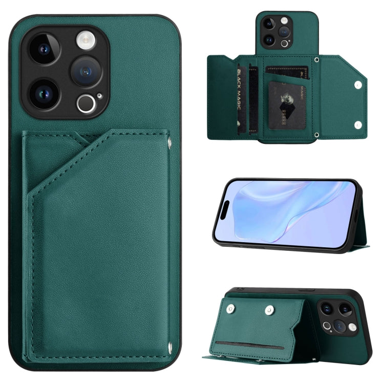 Étui de téléphone à quatre fentes pour cartes avec dragonne, toucher doux, pour iPhone 7 / 8 / SE 2020 2022, pour iPhone 13 Pro Max, pour iPhone 13 Pro, pour iPhone 13, pour iPhone 13 mini, pour iPhone 12, pour iPhone 12 Pro Max, pour iPhone 12 Pro