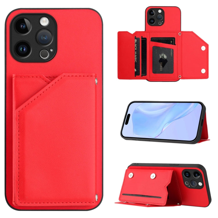 Étui de téléphone à quatre fentes pour cartes avec dragonne, toucher doux, pour iPhone 7 / 8 / SE 2020 2022, pour iPhone 13 Pro Max, pour iPhone 13 Pro, pour iPhone 13, pour iPhone 13 mini, pour iPhone 12, pour iPhone 12 Pro Max, pour iPhone 12 Pro