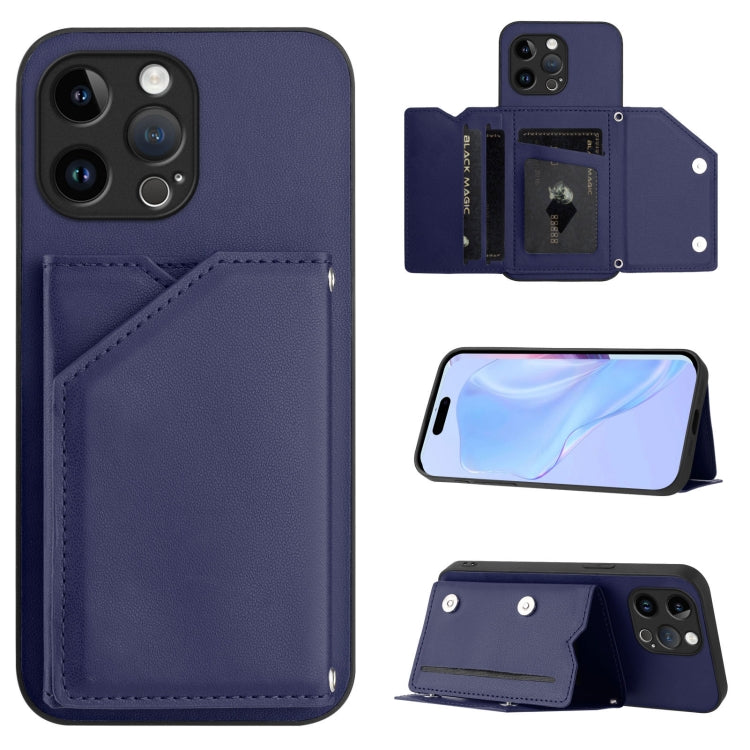 Étui de téléphone à quatre fentes pour cartes avec dragonne, toucher doux, pour iPhone 7 / 8 / SE 2020 2022, pour iPhone 13 Pro Max, pour iPhone 13 Pro, pour iPhone 13, pour iPhone 13 mini, pour iPhone 12, pour iPhone 12 Pro Max, pour iPhone 12 Pro