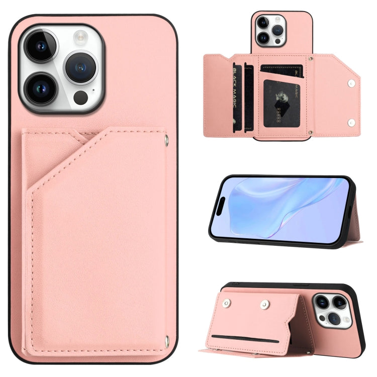 Étui de téléphone à quatre emplacements pour cartes avec dragonne, toucher agréable, pour iPhone 17 Pro Max, pour iPhone 17 Pro, pour iPhone 17, pour iPhone Air, pour iPhone 16 Pro Max, pour iPhone 16 Pro, pour iPhone 16 Plus, pour iPhone 16