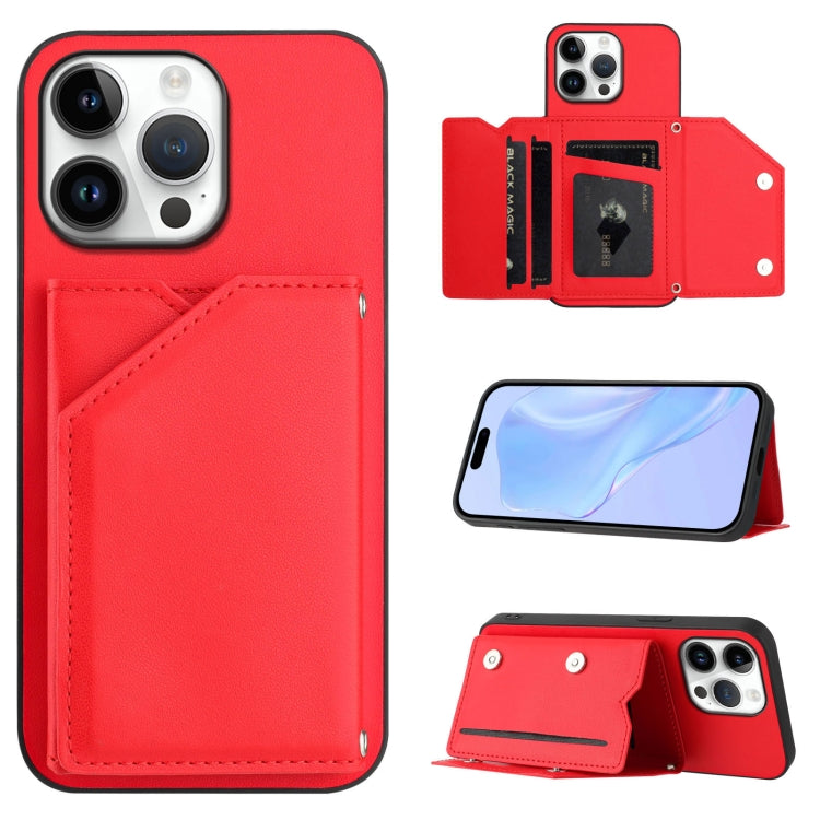 Étui de téléphone à quatre emplacements pour cartes avec dragonne, toucher agréable, pour iPhone 17 Pro Max, pour iPhone 17 Pro, pour iPhone 17, pour iPhone Air, pour iPhone 16 Pro Max, pour iPhone 16 Pro, pour iPhone 16 Plus, pour iPhone 16