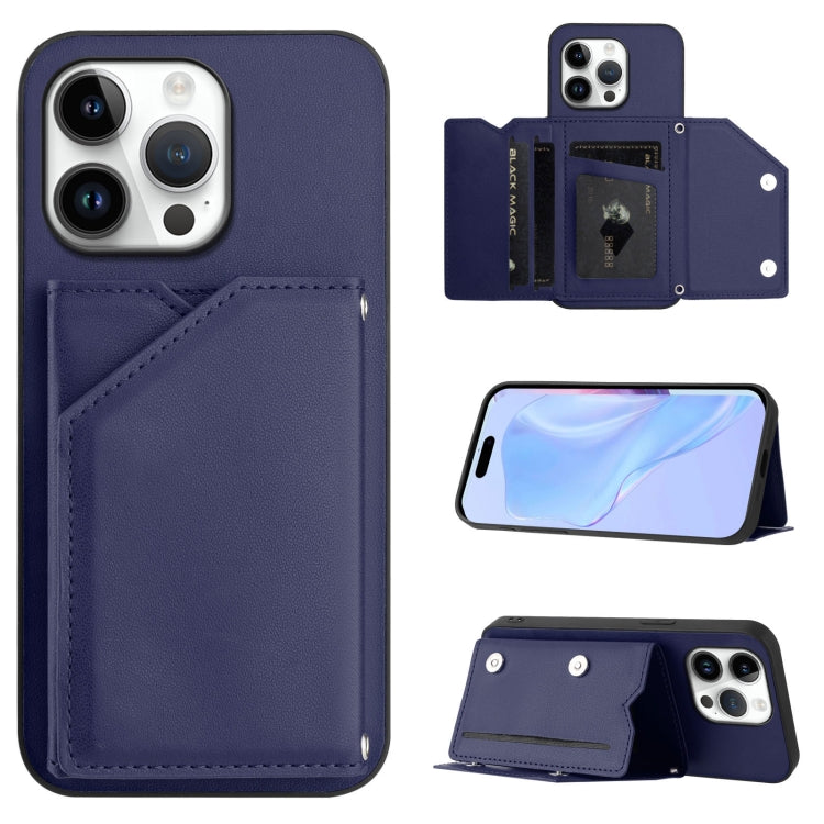 Étui de téléphone à quatre emplacements pour cartes avec dragonne, toucher agréable, pour iPhone 17 Pro Max, pour iPhone 17 Pro, pour iPhone 17, pour iPhone Air, pour iPhone 16 Pro Max, pour iPhone 16 Pro, pour iPhone 16 Plus, pour iPhone 16
