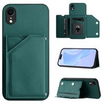 Étui de téléphone à quatre emplacements pour cartes avec dragonne, toucher agréable, pour iPhone 12 mini, pour iPhone 11 Pro Max, pour iPhone 11, pour iPhone 11 Pro, pour iPhone X / XS, pour iPhone XR, pour iPhone XS Max, pour iPhone 7 Plus / 8 Plus
