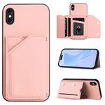Étui de téléphone à quatre emplacements pour cartes avec dragonne, toucher agréable, pour iPhone 12 mini, pour iPhone 11 Pro Max, pour iPhone 11, pour iPhone 11 Pro, pour iPhone X / XS, pour iPhone XR, pour iPhone XS Max, pour iPhone 7 Plus / 8 Plus