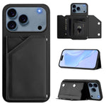 Étui de téléphone à quatre emplacements pour cartes avec dragonne, toucher agréable, pour iPhone 17 Pro Max, pour iPhone 17 Pro, pour iPhone 17, pour iPhone Air, pour iPhone 16 Pro Max, pour iPhone 16 Pro, pour iPhone 16 Plus, pour iPhone 16