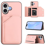 Étui de téléphone à quatre emplacements pour cartes avec dragonne, toucher agréable, pour iPhone 17 Pro Max, pour iPhone 17 Pro, pour iPhone 17, pour iPhone Air, pour iPhone 16 Pro Max, pour iPhone 16 Pro, pour iPhone 16 Plus, pour iPhone 16