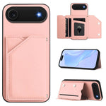 Étui de téléphone à quatre emplacements pour cartes avec dragonne, toucher agréable, pour iPhone 17 Pro Max, pour iPhone 17 Pro, pour iPhone 17, pour iPhone Air, pour iPhone 16 Pro Max, pour iPhone 16 Pro, pour iPhone 16 Plus, pour iPhone 16