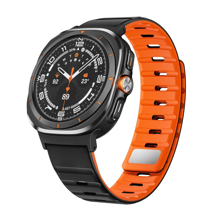 Bracelet de montre en silicone magnétique, pour Samsung Galaxy Watch Ultra 47mm / Ultra 2025