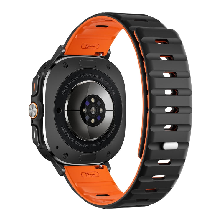 Bracelet de montre en silicone magnétique, pour Samsung Galaxy Watch Ultra 47mm / Ultra 2025