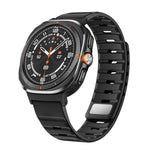 Bracelet de montre en silicone magnétique, pour Samsung Galaxy Watch Ultra 47mm / Ultra 2025