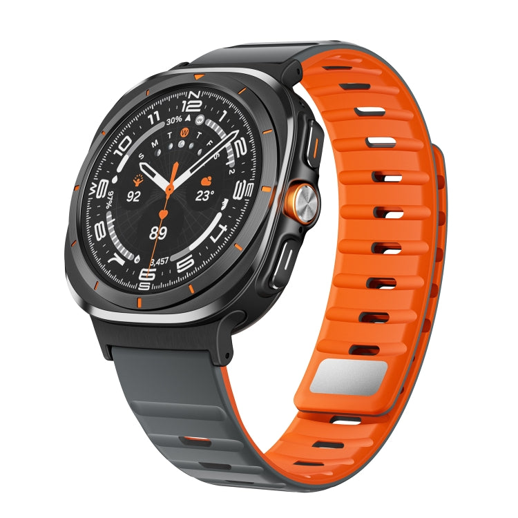 Bracelet de montre en silicone magnétique, pour Samsung Galaxy Watch Ultra 47mm / Ultra 2025