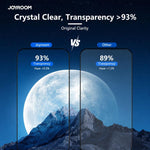 Film en verre trempé JOYROOM série Knight 2.5D Full Screen HD, pour iPhone 17 Pro Max, pour iPhone 17 Pro, pour iPhone 17, pour iPhone Air, pour iPhone 15 Pro Max, pour iPhone 15 Pro