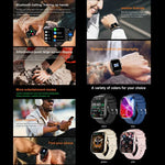 Montre connectée ZW65 de 2,01 pouces pour le fitness : mesure de l’oxygène sanguin, de la pression artérielle et de la fréquence cardiaque.