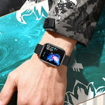 Montre connectée ZW65 de 2,01 pouces pour le fitness : mesure de l’oxygène sanguin, de la pression artérielle et de la fréquence cardiaque.