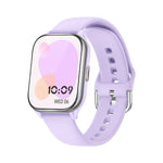 Montre connectée KT73S à écran carré de 1,85 pouce avec appels Bluetooth, suivi de la fréquence cardiaque, de la pression artérielle, de l'oxygène sanguin, de la santé féminine et du sommeil.