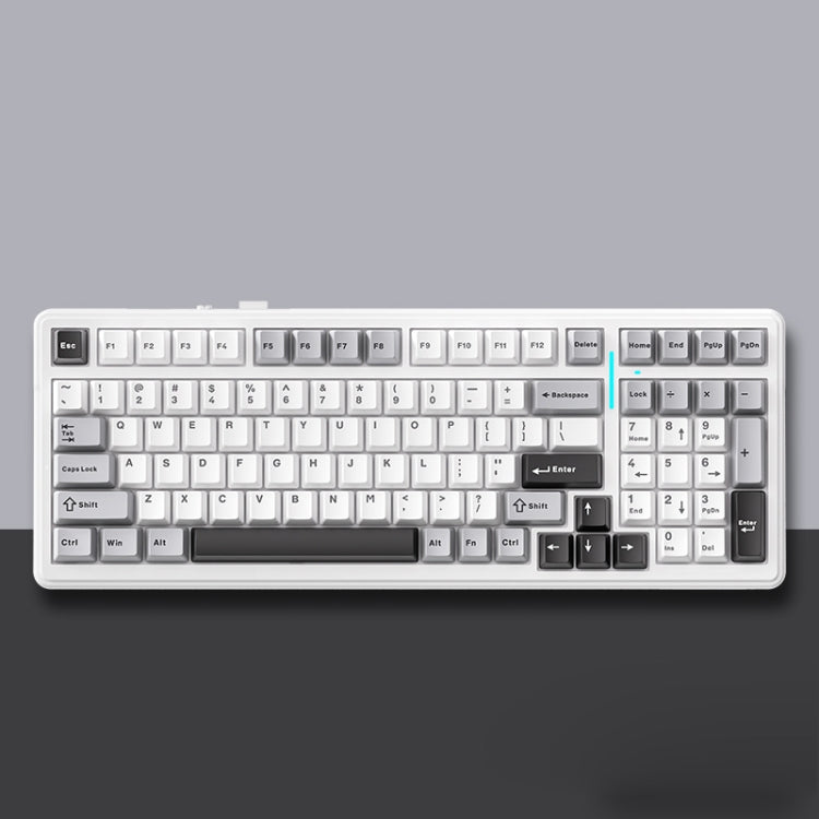 Clavier Mécanique Personnalisé AULA F99 99 Touches Filaire/2.4G/Bluetooth Trois Modes RGB
