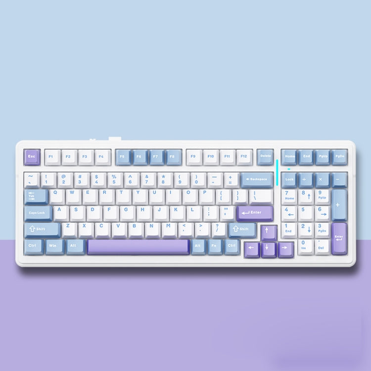 Clavier Mécanique Personnalisé AULA F99 99 Touches Filaire/2.4G/Bluetooth Trois Modes RGB