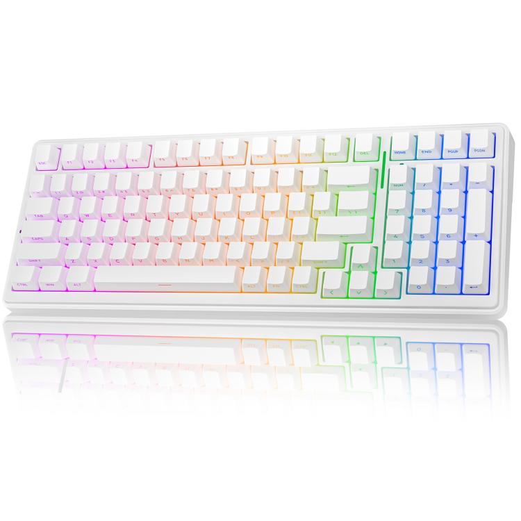 Clavier Mécanique Personnalisé AULA F99 99 Touches Filaire/2.4G/Bluetooth Trois Modes RGB