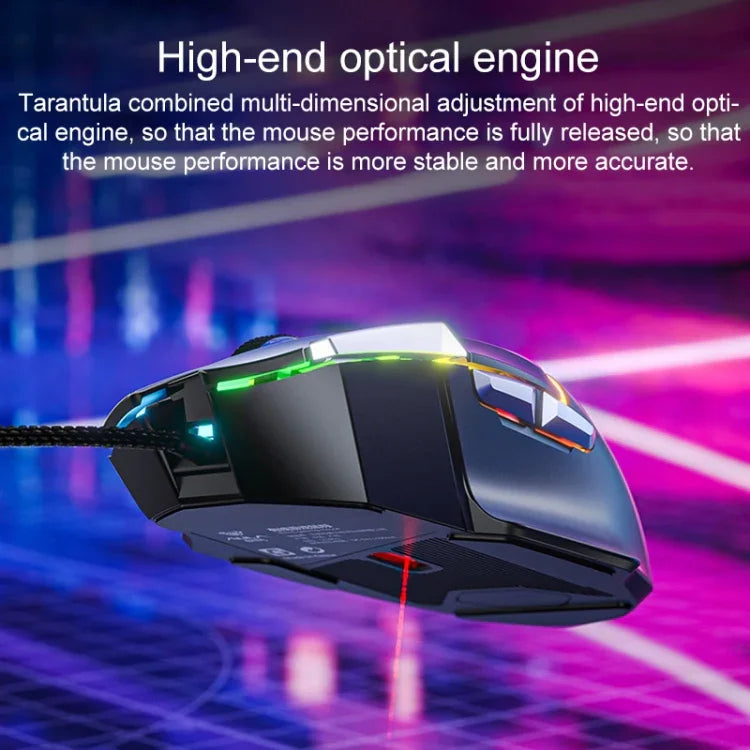 Souris de Jeu Filaire RGB AULA S12 Pro 12800DPI