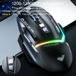 Souris de Jeu Filaire RGB AULA S12 Pro 12800DPI