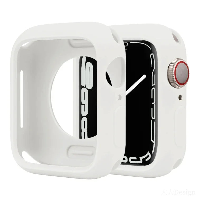 Étui de montre demi-couverture en silicone Candy, pour Apple Watch Series 41 mm