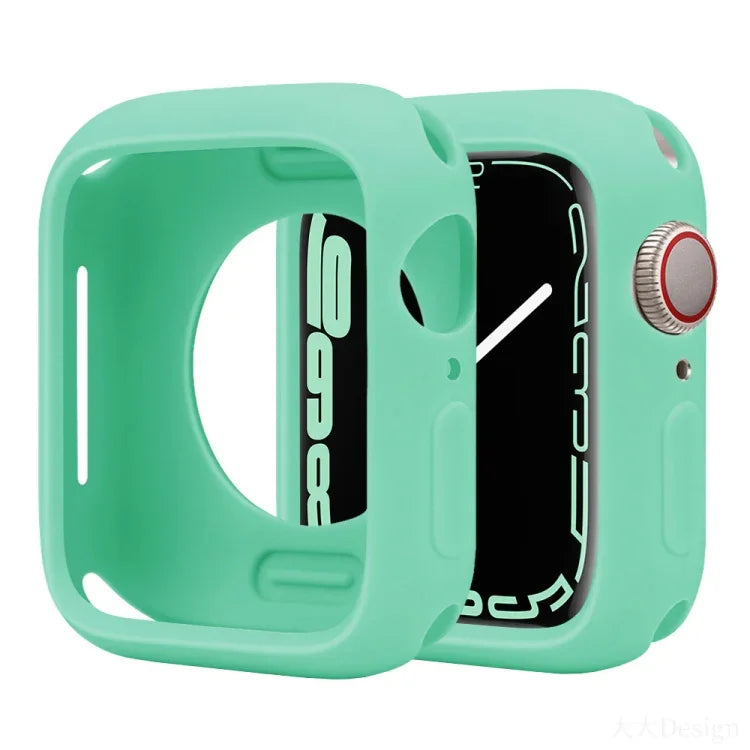 Étui de montre demi-couverture en silicone Candy, pour Apple Watch Series 41 mm