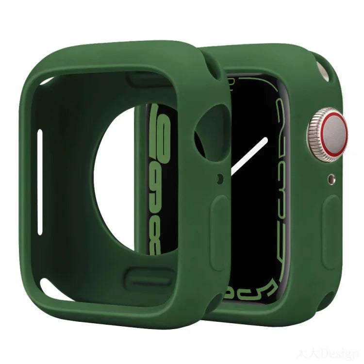 Étui de montre demi-couverture en silicone Candy, pour Apple Watch Series 41 mm
